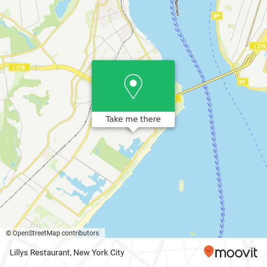 Mapa de Lillys Restaurant