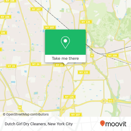 Dutch Girl Dry Cleaners map