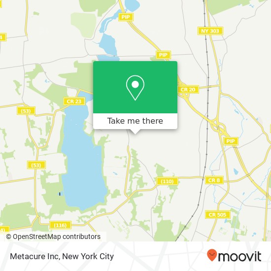 Mapa de Metacure Inc