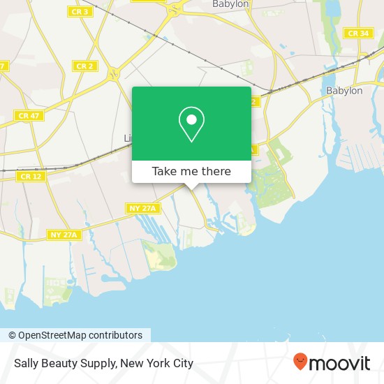 Mapa de Sally Beauty Supply