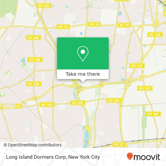 Mapa de Long Island Dormers Corp