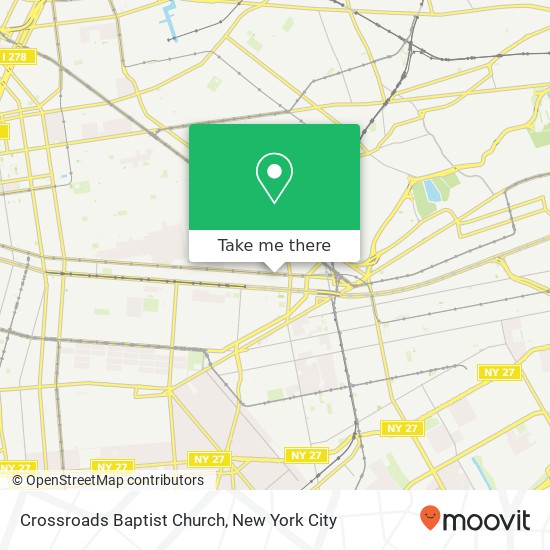 Crossroads Baptist Church map