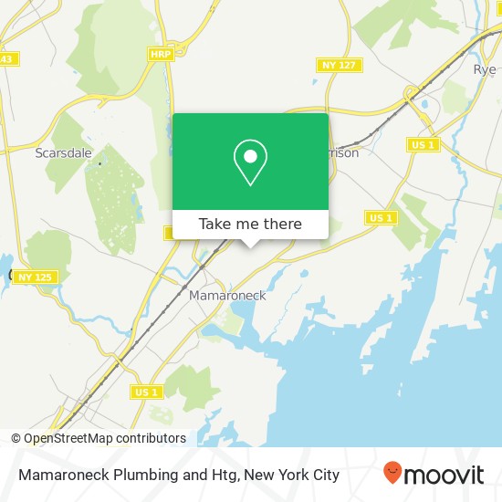 Mamaroneck Plumbing and Htg map