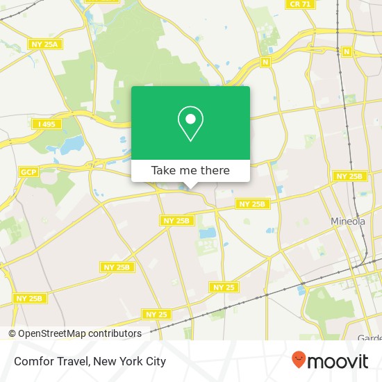 Comfor Travel map