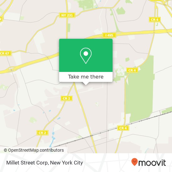 Mapa de Millet Street Corp