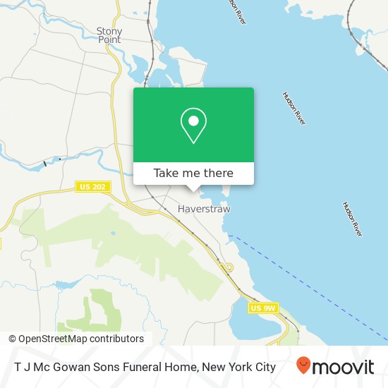 T J Mc Gowan Sons Funeral Home map