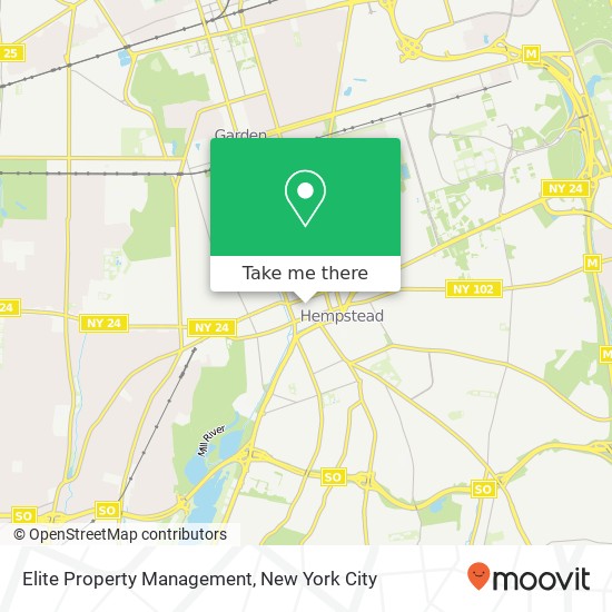 Elite Property Management map