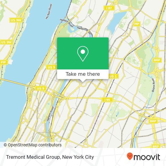 Mapa de Tremont Medical Group