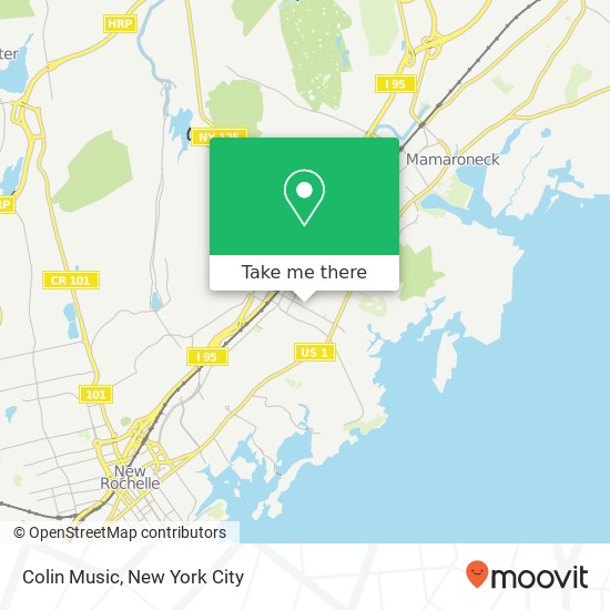 Colin Music map