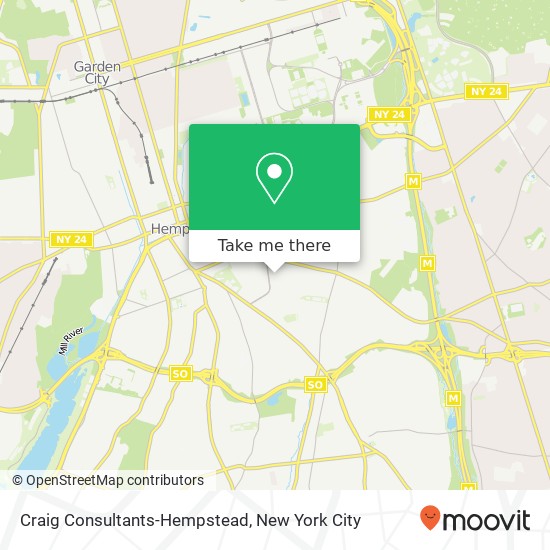 Mapa de Craig Consultants-Hempstead