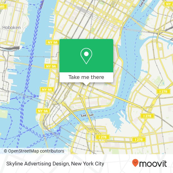 Mapa de Skyline Advertising Design