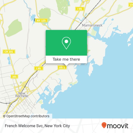 French Welcome Svc map