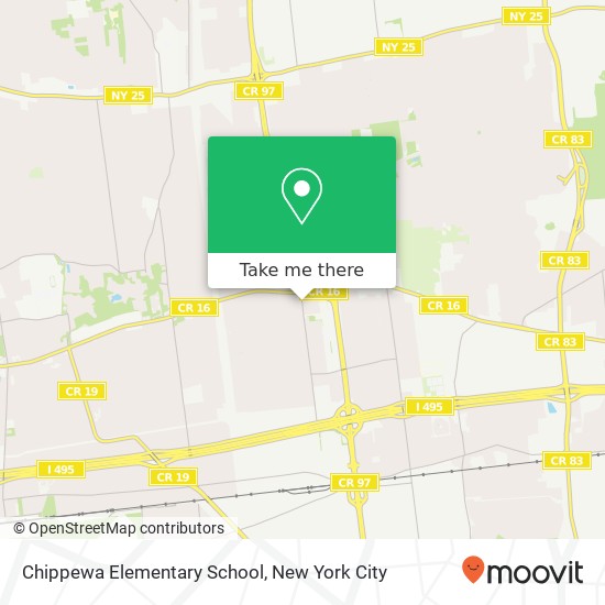 Chippewa Elementary School map