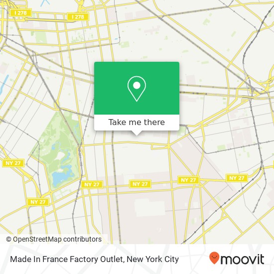 Made In France Factory Outlet map