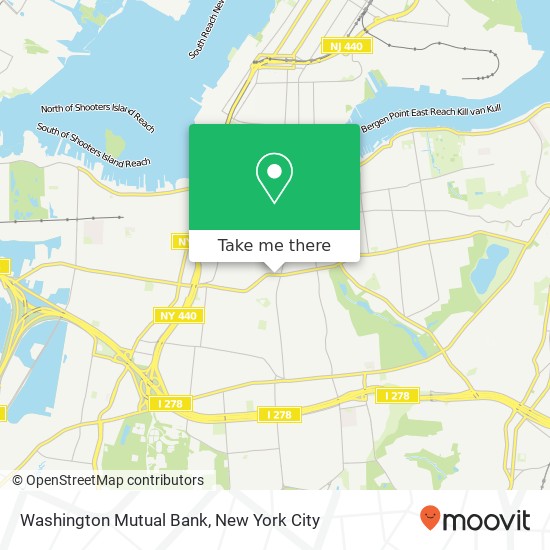 Mapa de Washington Mutual Bank