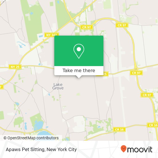 Mapa de Apaws Pet Sitting