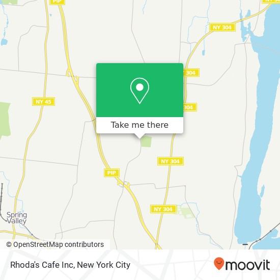 Rhoda's Cafe Inc map