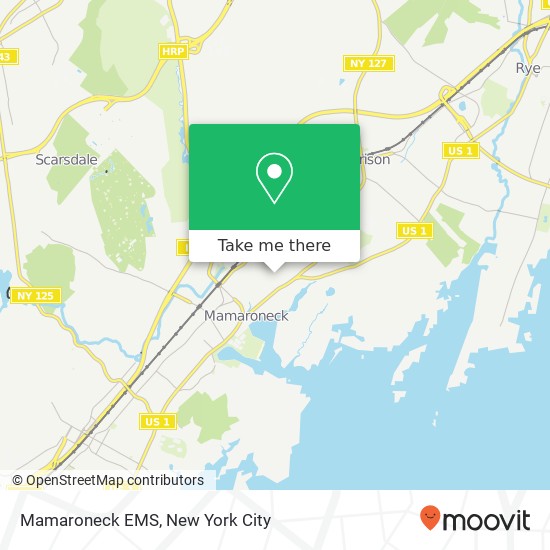 Mamaroneck EMS map