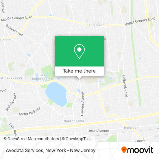 Avedata Services map