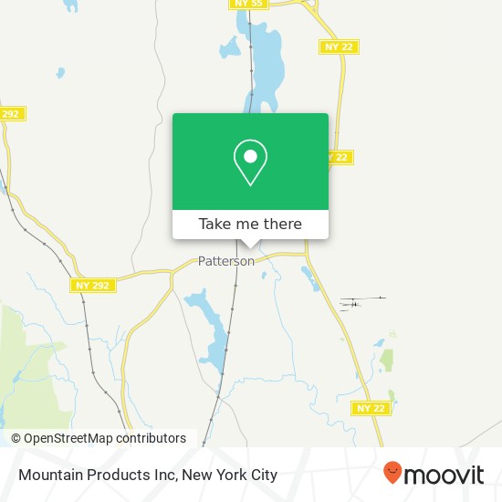Mountain Products Inc map