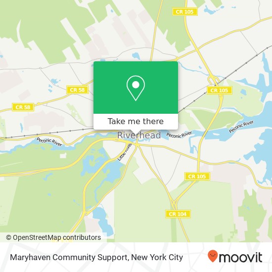 Maryhaven Community Support map