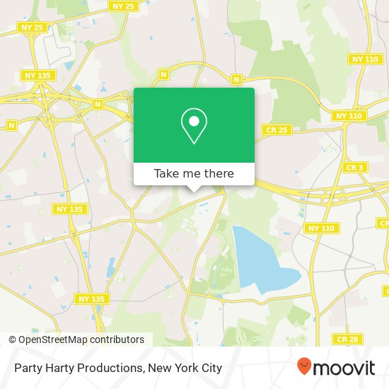 Mapa de Party Harty Productions