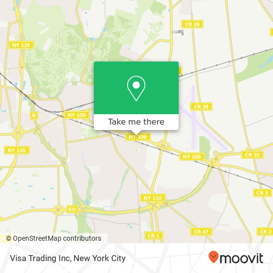 Visa Trading Inc map