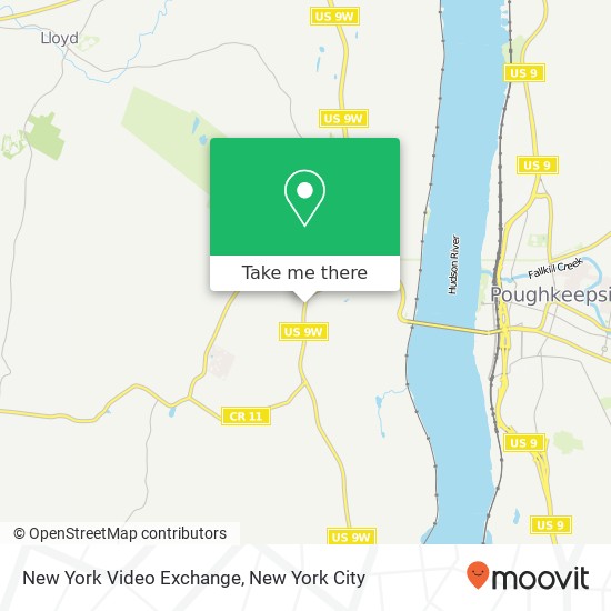 Mapa de New York Video Exchange