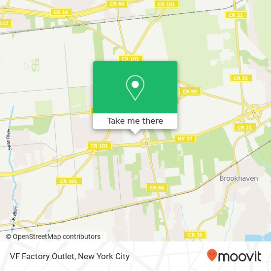 VF Factory Outlet map