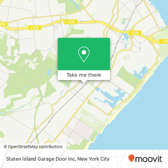 Staten Island Garage Door Inc map