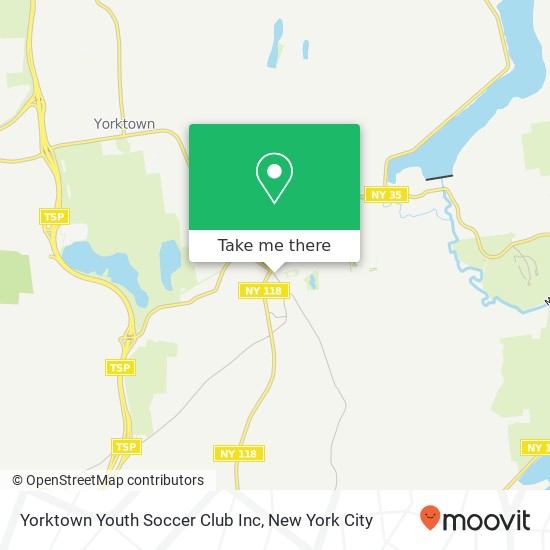 Mapa de Yorktown Youth Soccer Club Inc