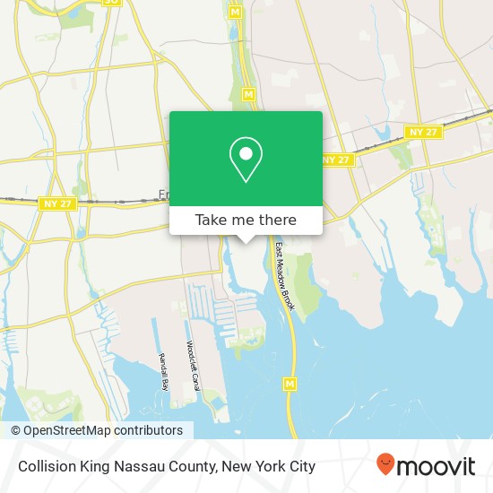 Mapa de Collision King Nassau County