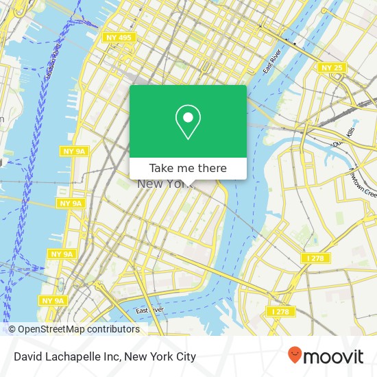 David Lachapelle Inc map