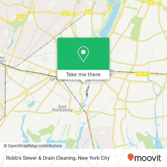 Robb's Sewer & Drain Cleaning map