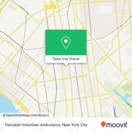 Hatzalah Volunteer Ambulance map