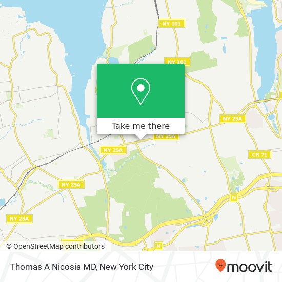 Mapa de Thomas A Nicosia MD
