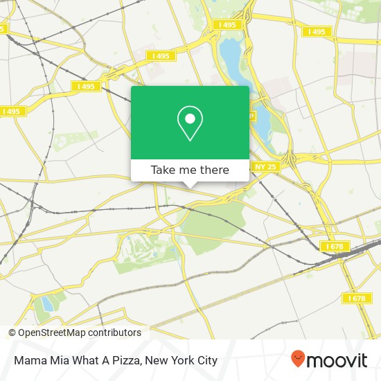 Mapa de Mama Mia What A Pizza