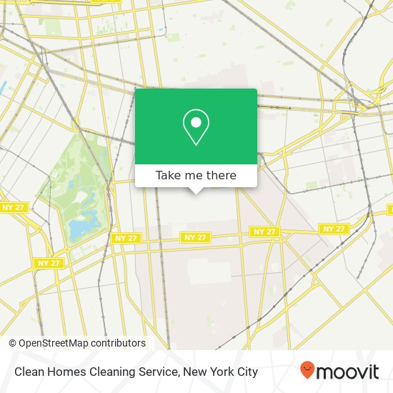 Clean Homes Cleaning Service map