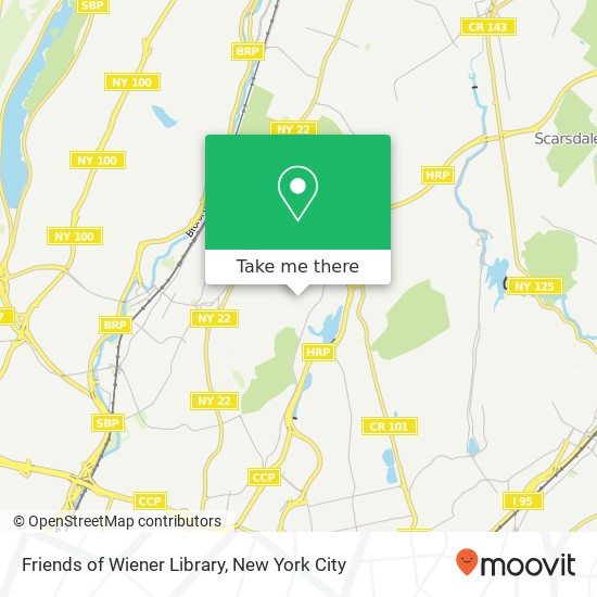 Friends of Wiener Library map