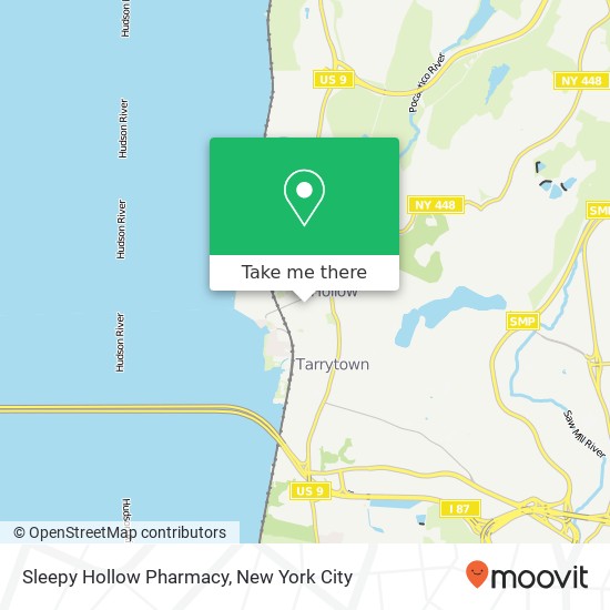 Mapa de Sleepy Hollow Pharmacy