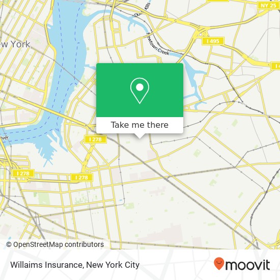 Willaims Insurance map