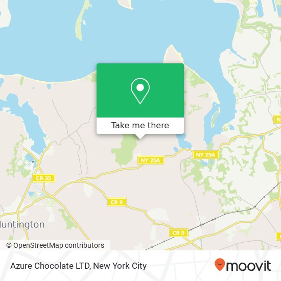 Azure Chocolate LTD map