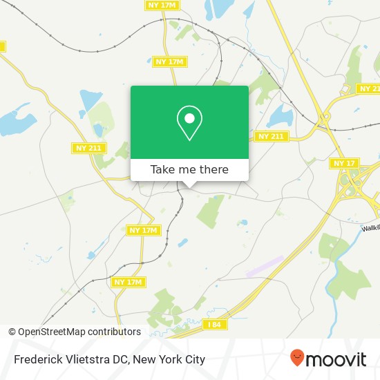 Mapa de Frederick Vlietstra DC