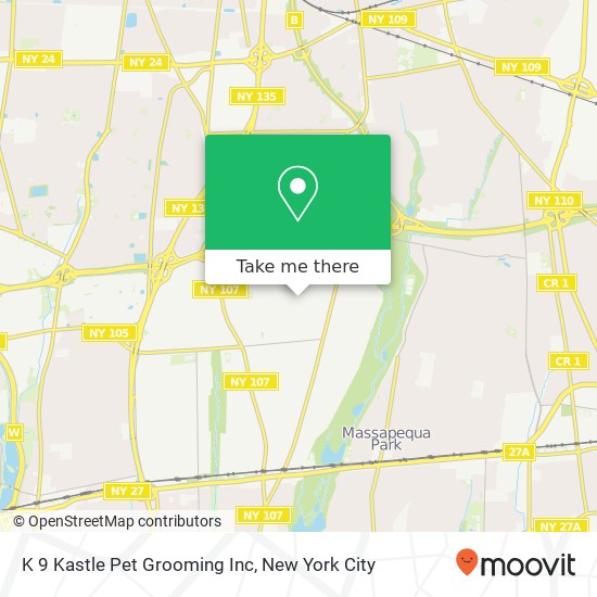 K 9 Kastle Pet Grooming Inc map