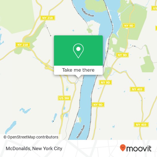 McDonalds map