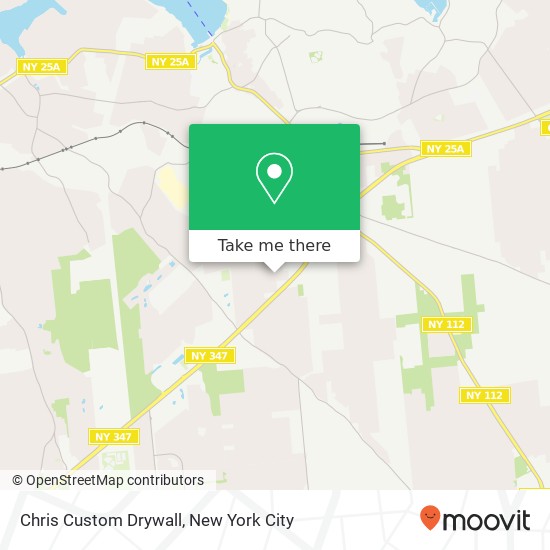 Mapa de Chris Custom Drywall