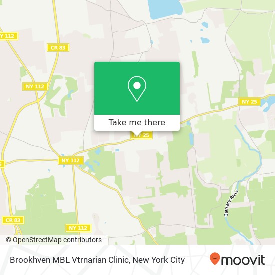 Brookhven MBL Vtrnarian Clinic map