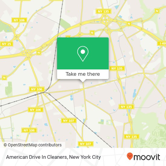 Mapa de American Drive In Cleaners