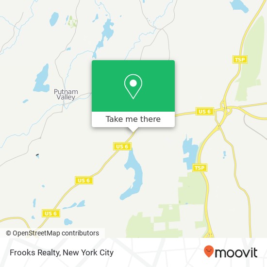 Frooks Realty map