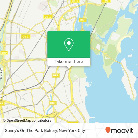 Mapa de Sunny's On The Park Bakery